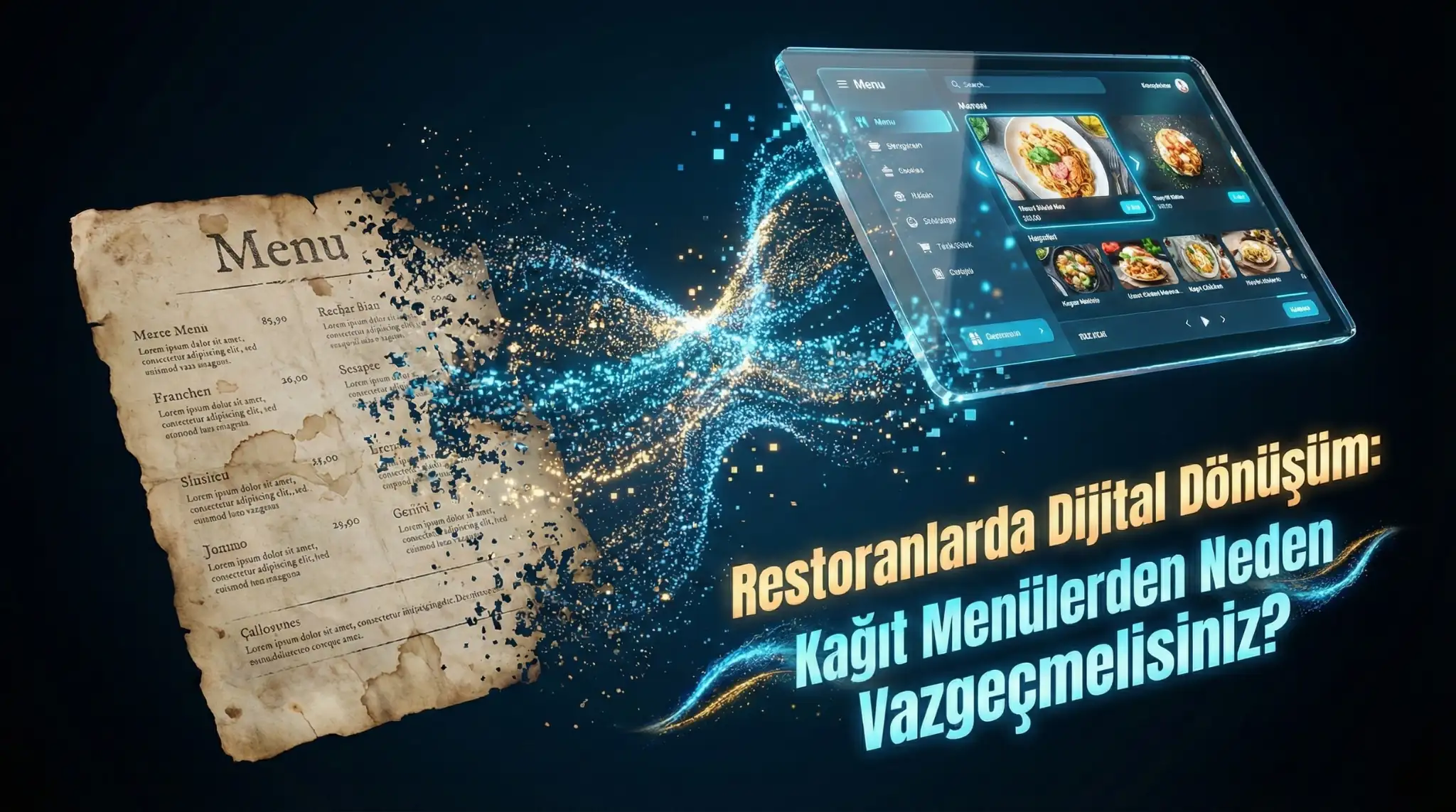 Restoranlarda Dijital Dönüşüm: Kağıt Menülerden Neden Vazgeçmelisiniz?