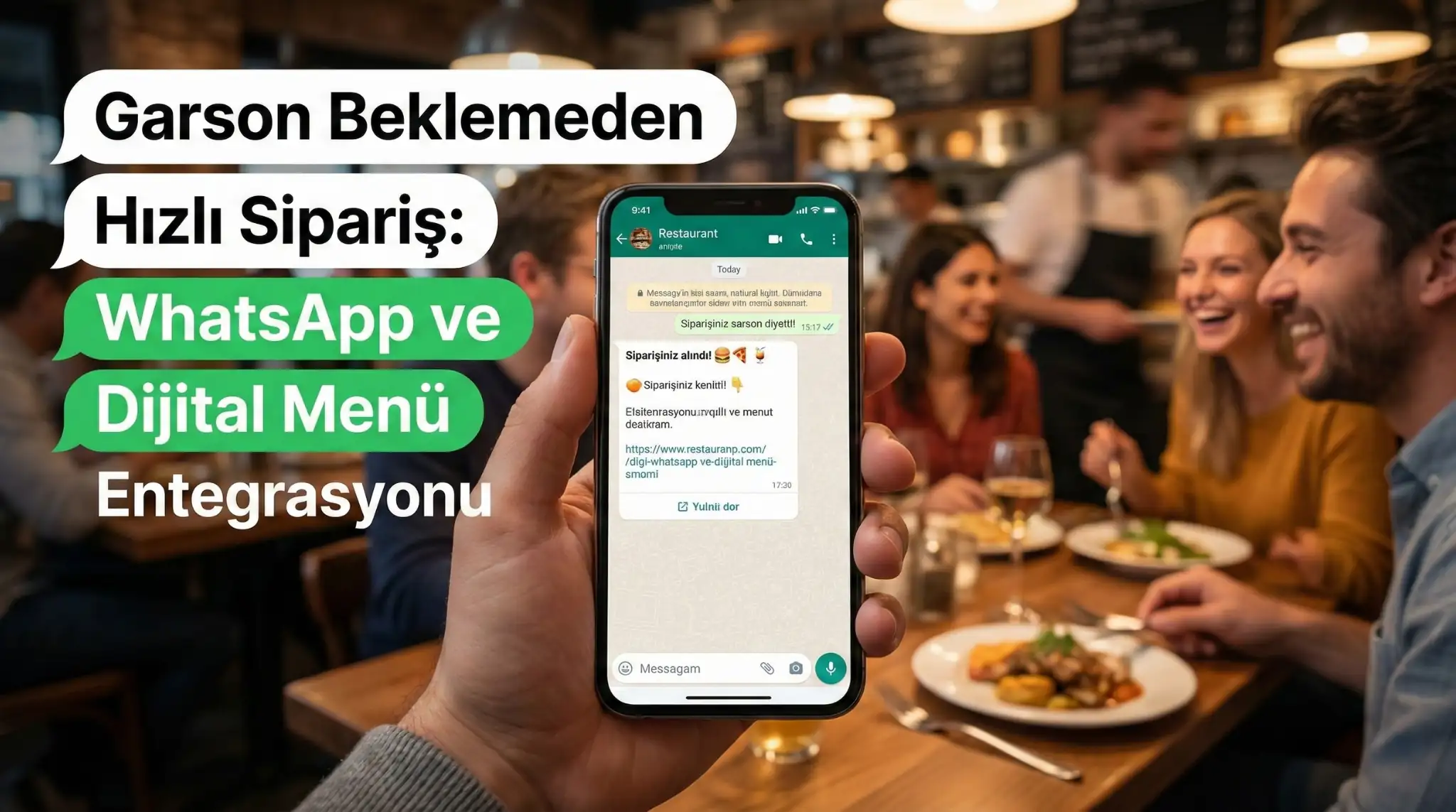 Fast Ordering via WhatsApp and Digital Menu