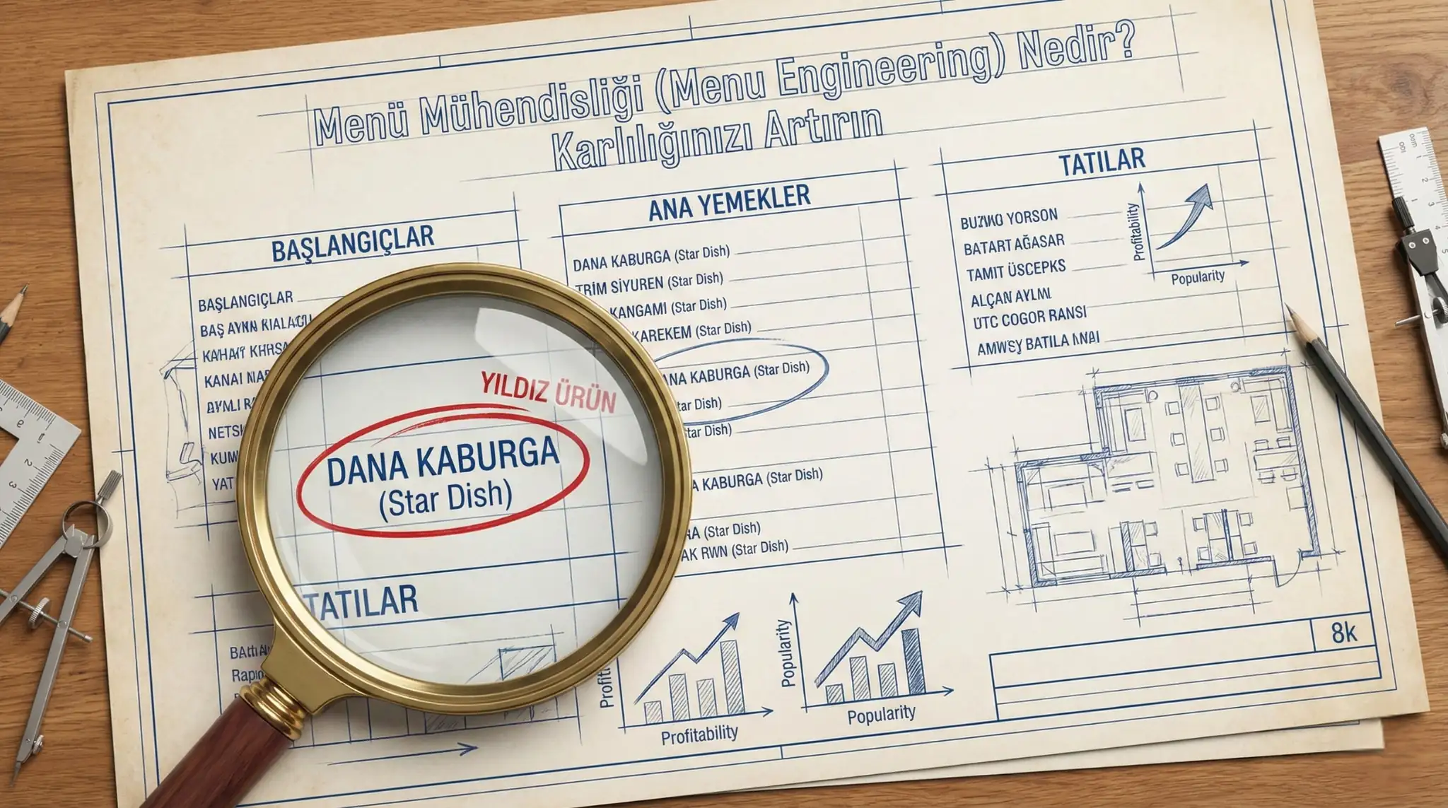 Menü Mühendisliği (Menu Engineering) Nedir? Karlılığınızı Artırın